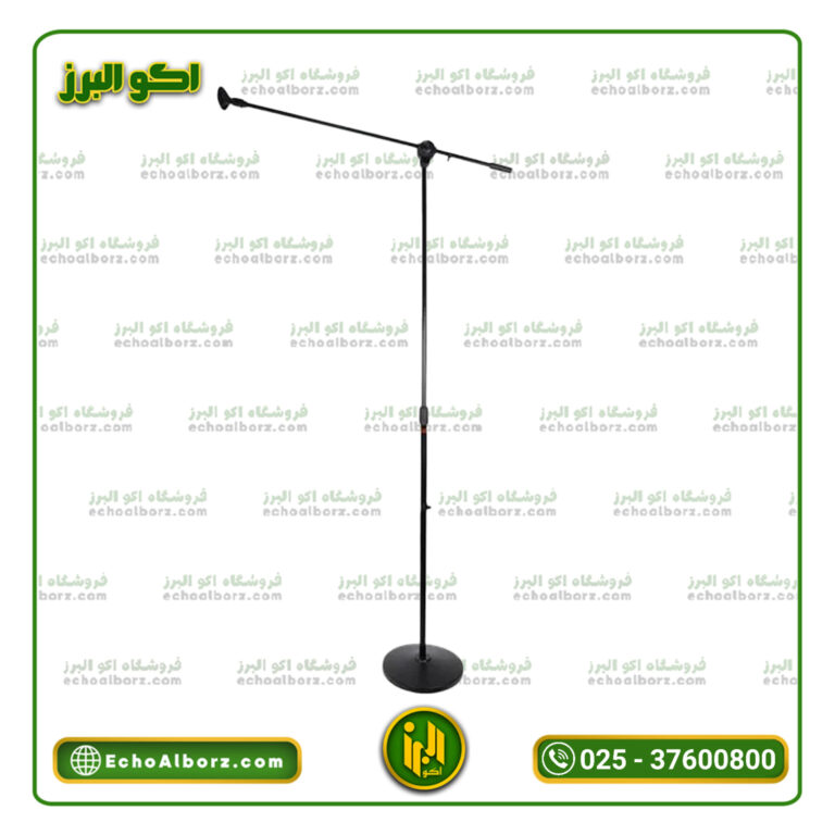 پایه میکروفن کفی چدن بلند SPL مدل SP-B1