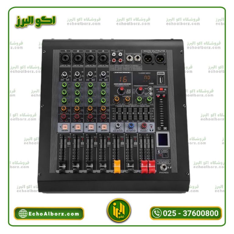 خرید پاور میکسر M.PRO MP4 ۶ کانال | اکو البرز