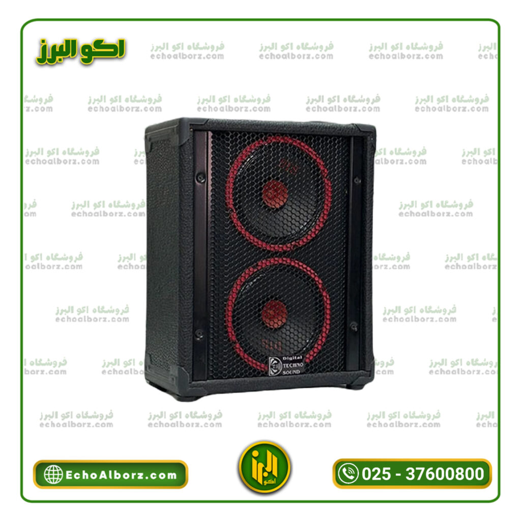 اکو همراه دوبل 6 اینچ تکنوسوند بدون میکروفن بیسیم