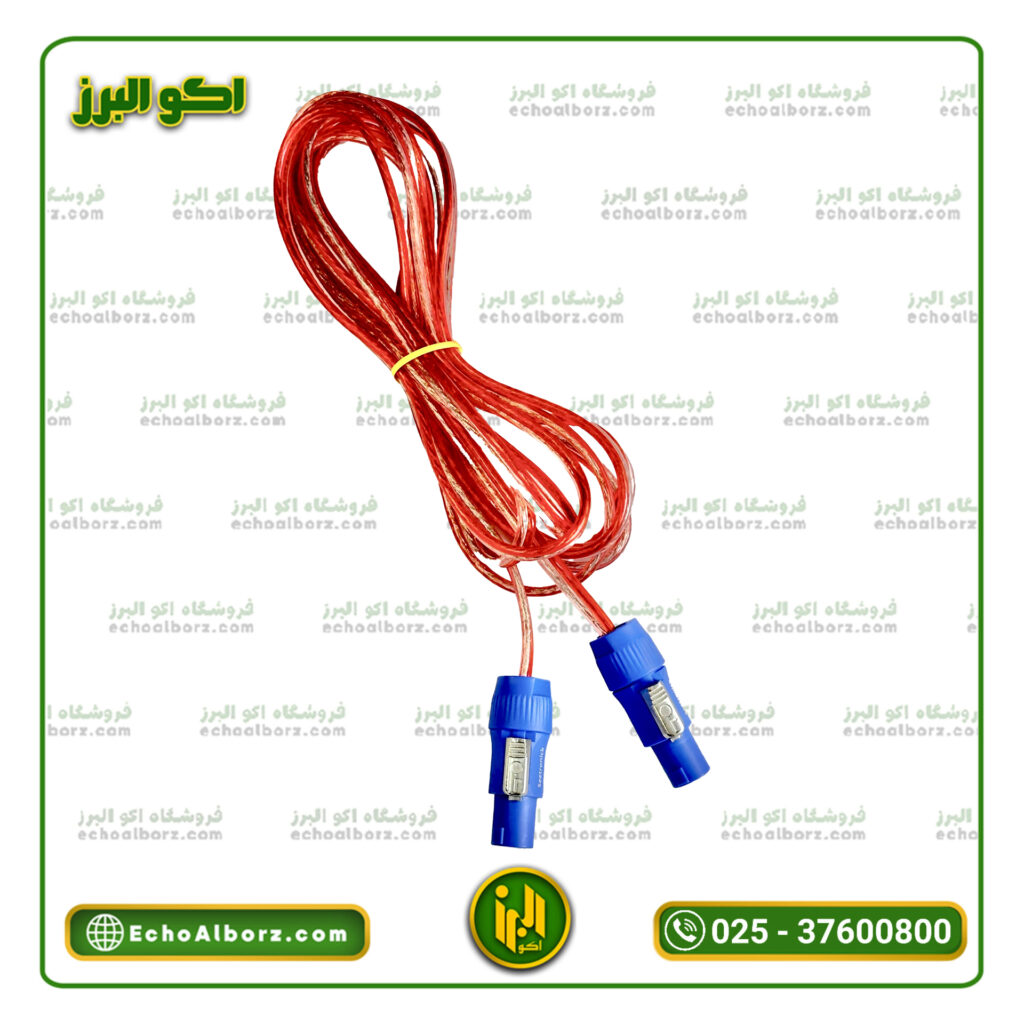 کابل دو سر اسپیکون شفاف با فیشهای سترونیک