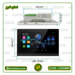 آمپلی فایر دیواری 7 اینچی موکو مدل MOCO MO-711 | اندروید 11 و 2 زون - Image 3